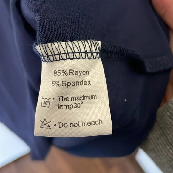 Korsis NWT midi jersey sleeveless royal blue dress size XL - Picture 3 of 8